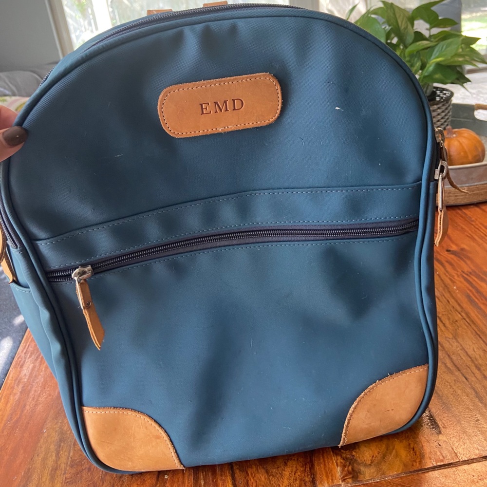 JON HART X-LARGE CANVAS AND LEATHER BACKPACK FINAL